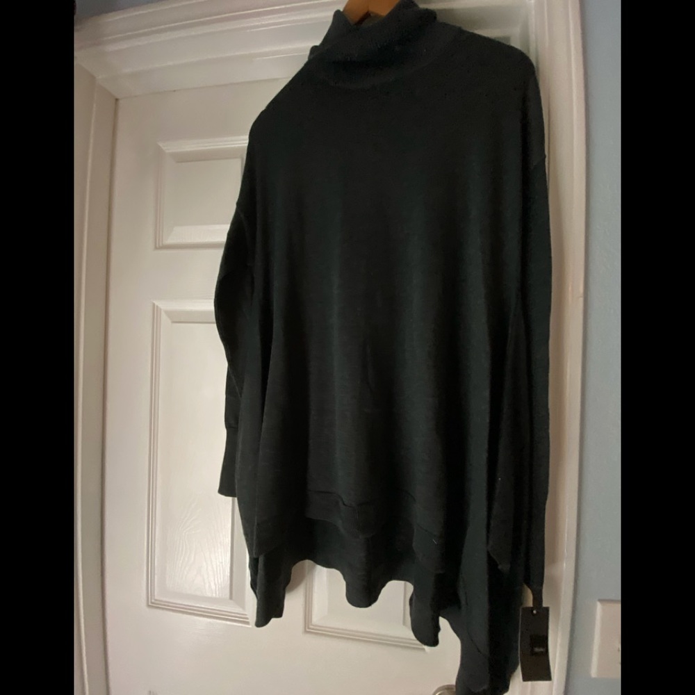 Mossimo Supply Co. Black Cowl Neck Sweater